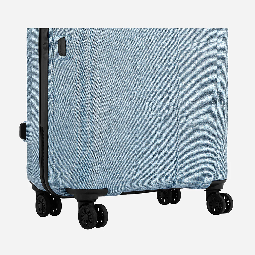 Safari Denim Pro Blue Trolley Bag with Dual Wheels - Image 15