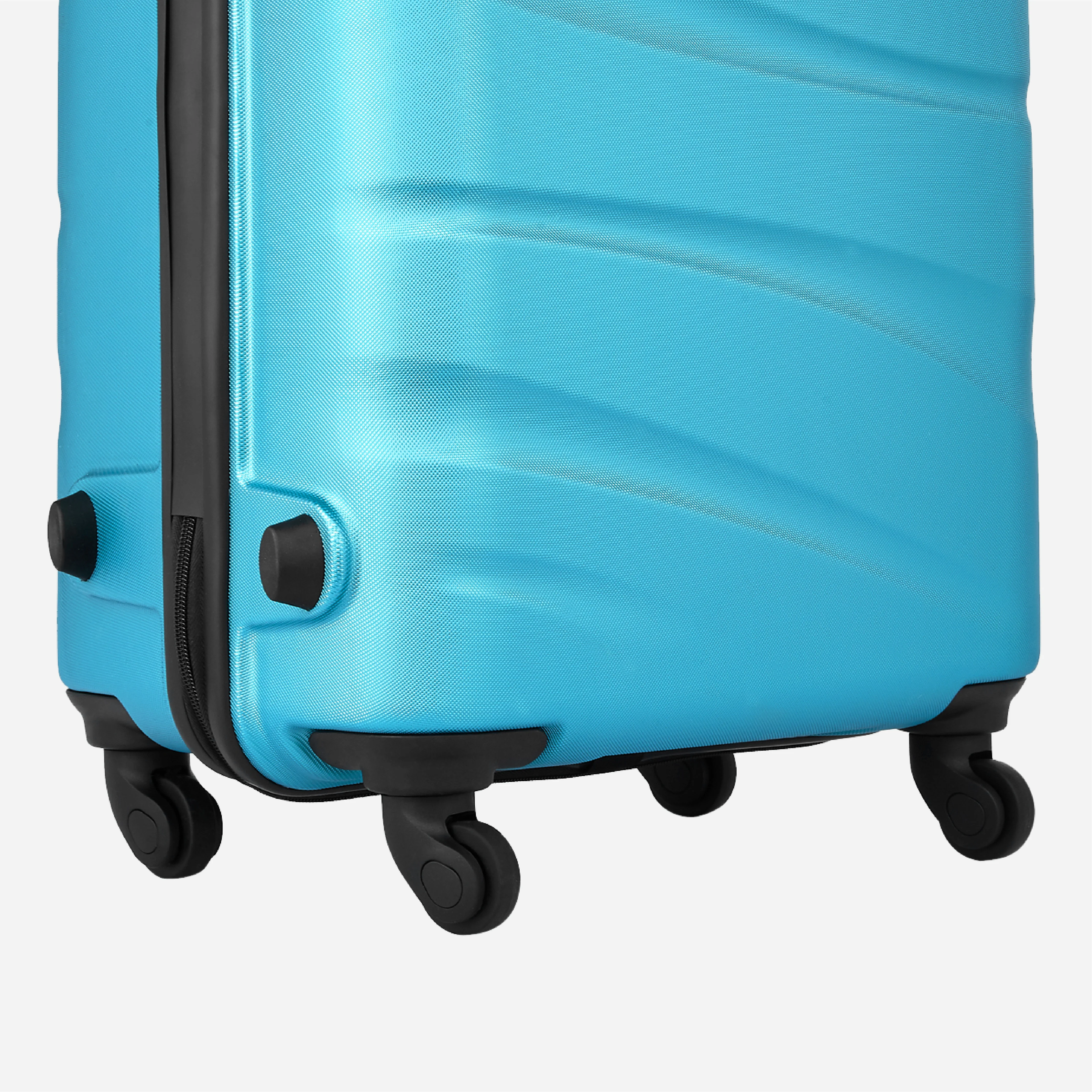 Safari Flo Secure Teal Trolley Bag with 360° Wheels - Image 7