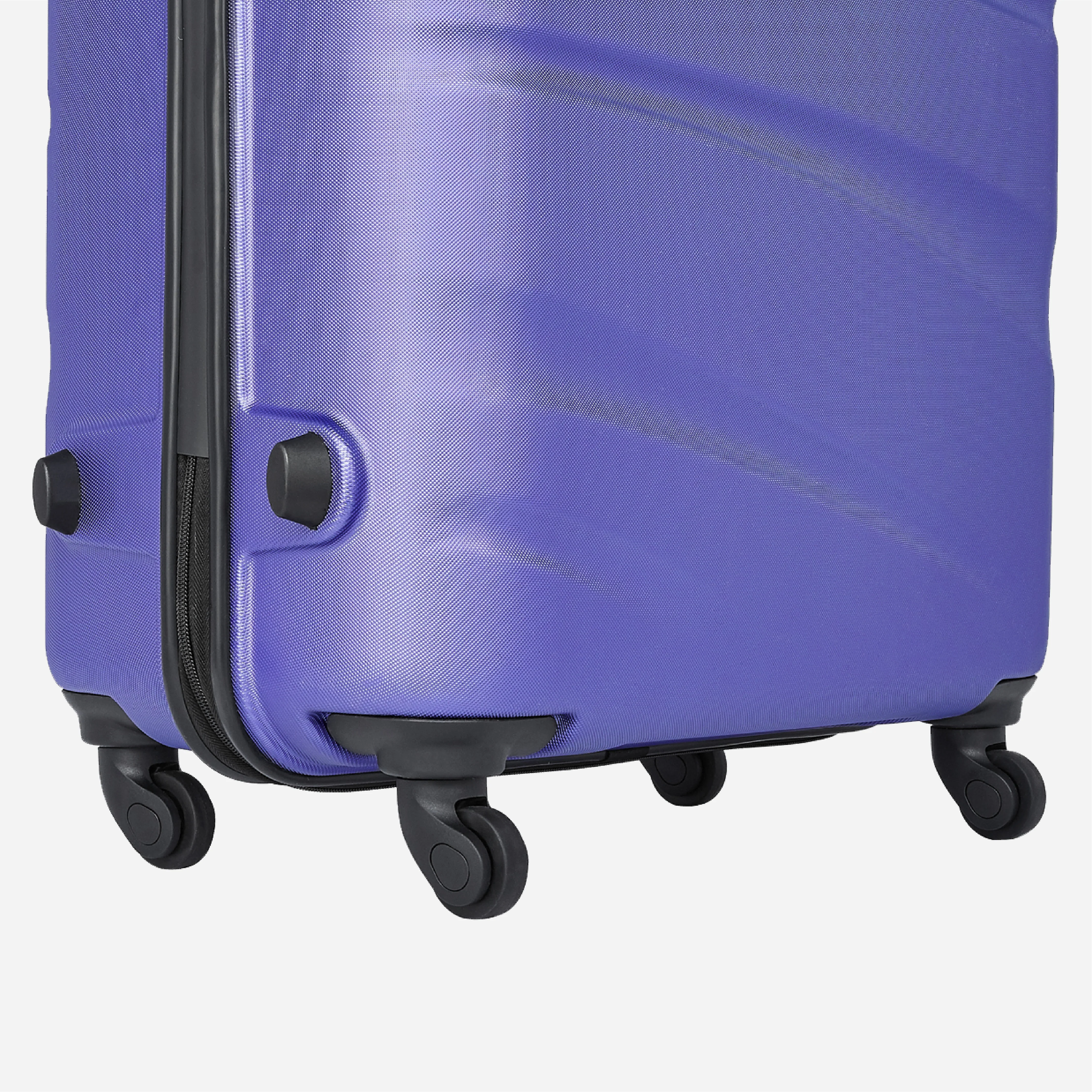 Safari Flo Secure Metallic Purple Trolley Bag with 360° Wheels - Image 21